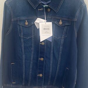 Adrienne Vittadini Dark Blue Denim Jacket